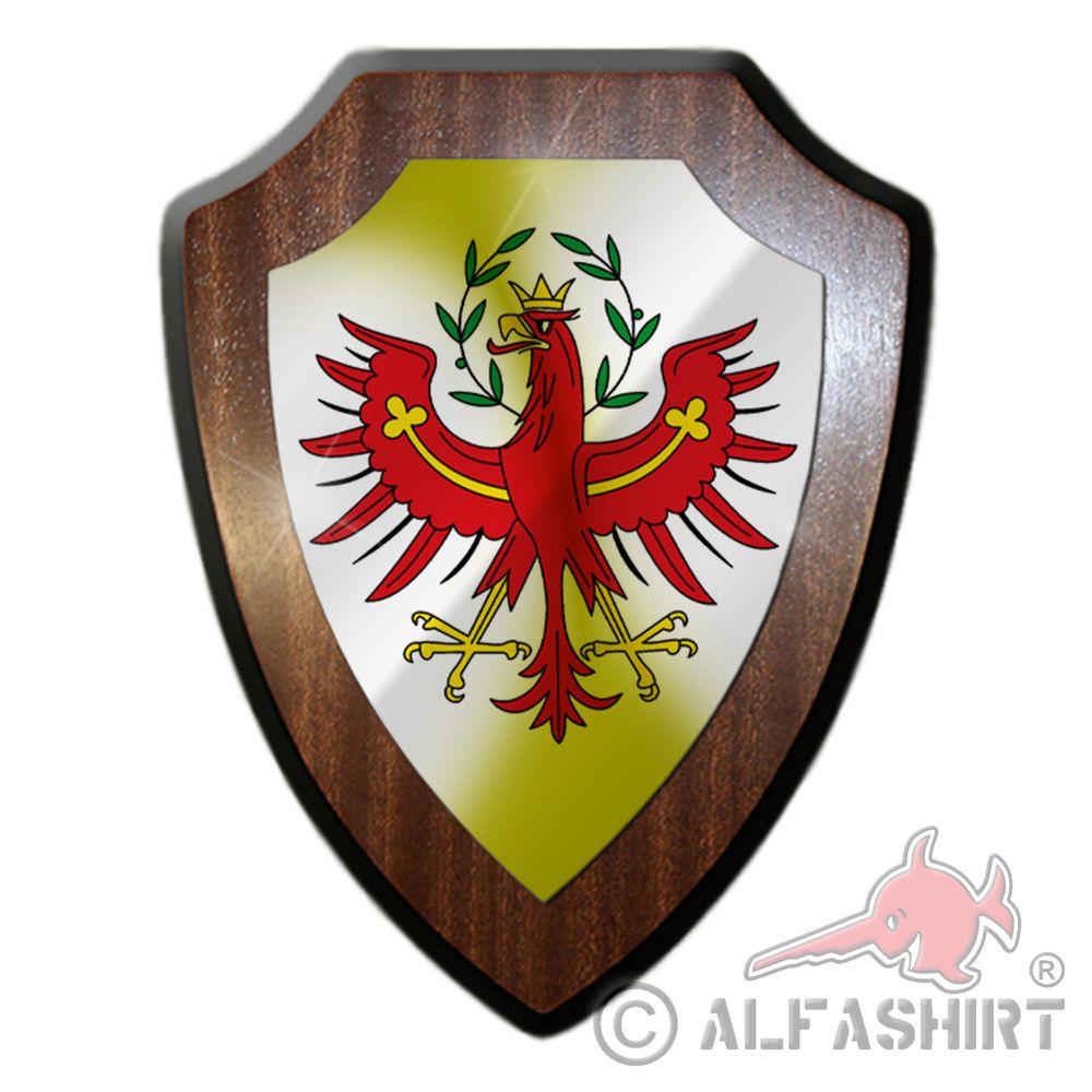 Wappenschild Tirol Alpen Österreich Nord Italien Südtirol Trentino #35097