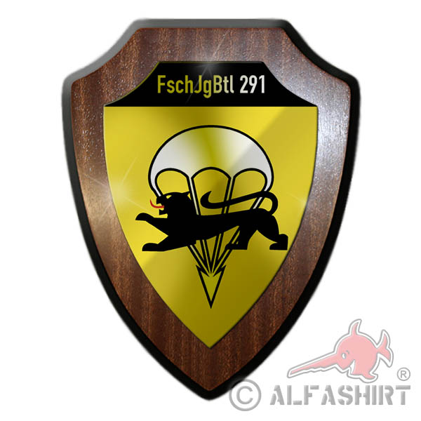 Heraldic shield FschJgBtl 291 paratrooper battalion Stetten coat of arms Markt # 30367