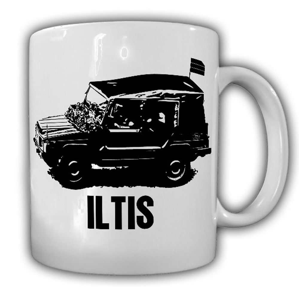 Tasse ILTIS 183 Geländewagen Bundeswehr Benziner Oldtimer Fahrer Belgien #22431