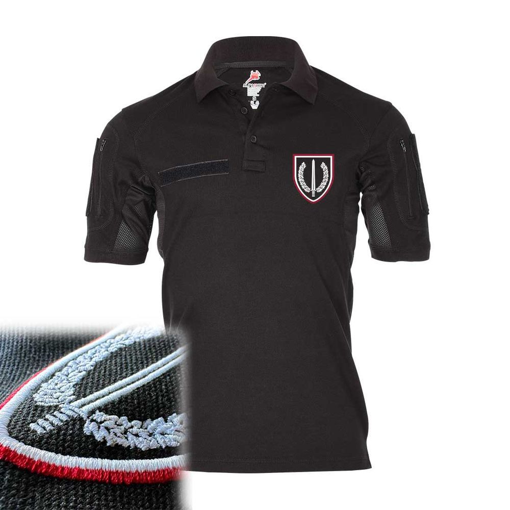 Tactical Polo GESTICKT KSK Wappen Operator Polo Patchflächen atmungsaktiv schnelltrocknend robust #47072