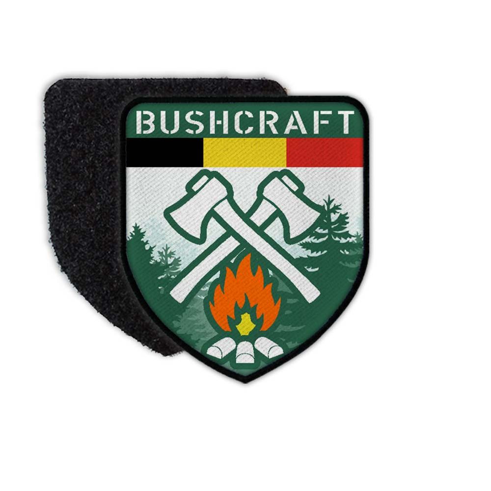 Patch Bushcraft Belgium Belgien Survival Outdoor Wald Prepper Abzeichen #34637