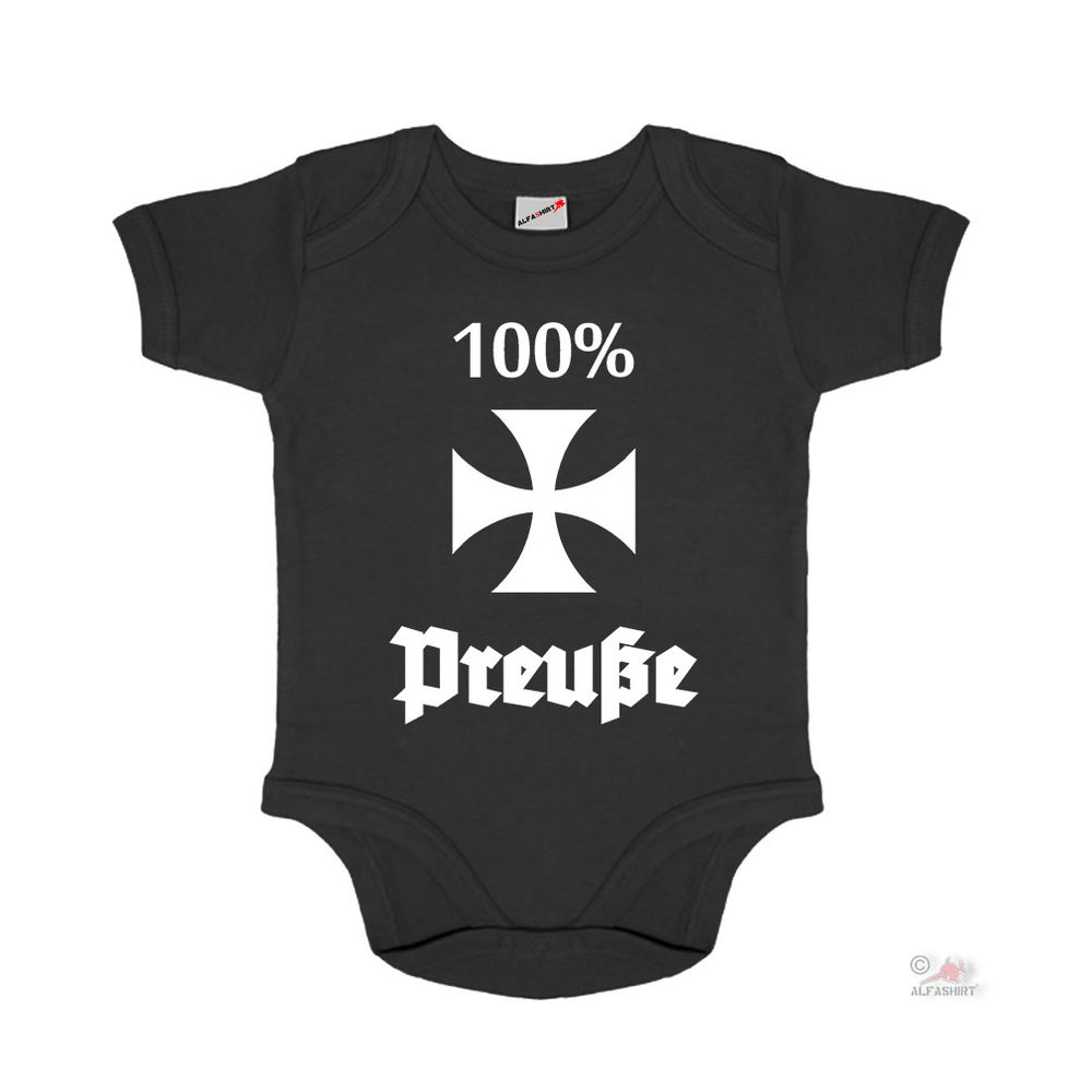 Baby Strampler 100% Preuße Preußisch Brandenburg Heimat #30653