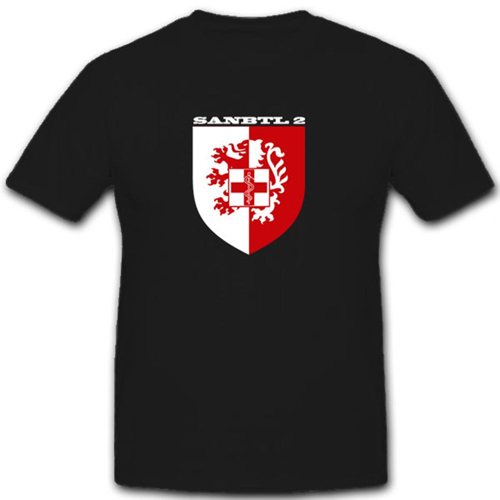 SanBtl 2 BW Wappen Militär Einkeit Kompanie Erinnerungs Patch - T Shirt #8001