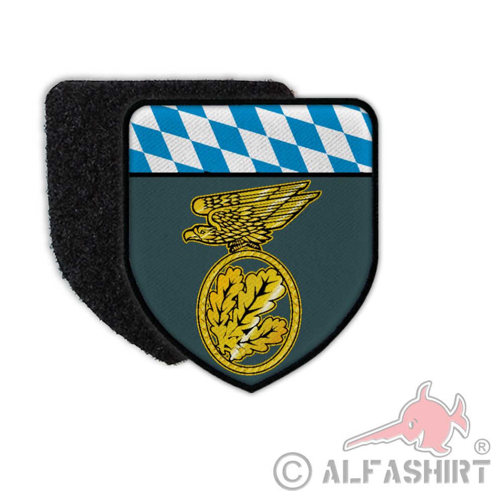 Patch JgBtl 46 Hunter Battalion Hemau Branch Army BW FschJg Inf # 30458