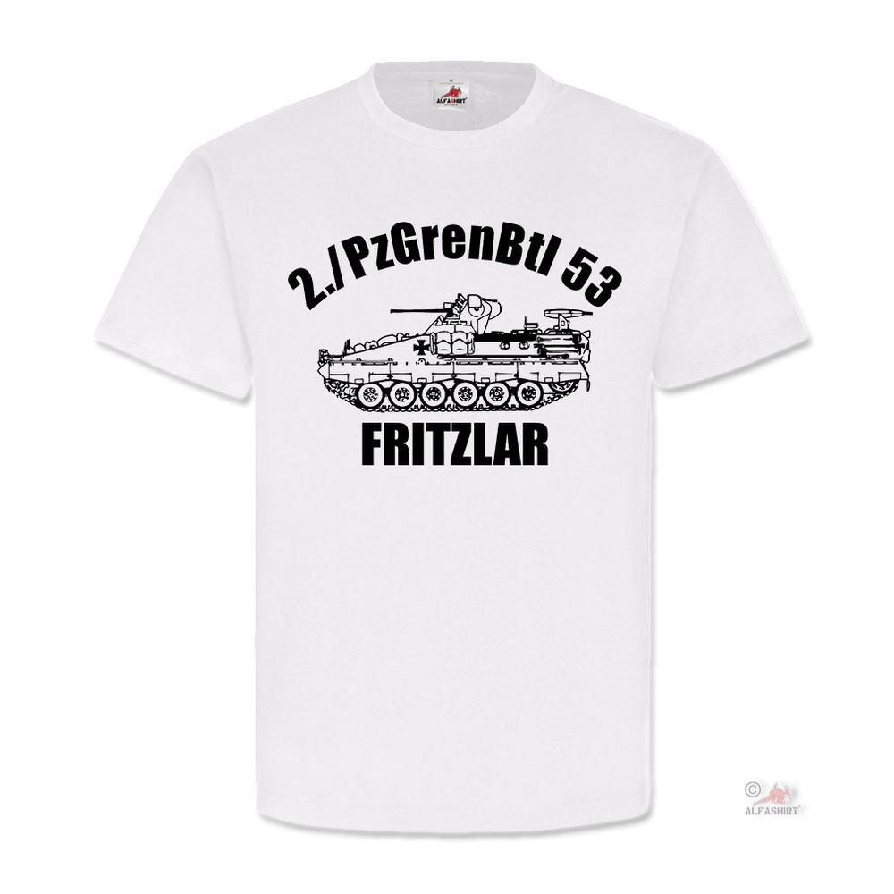 2 PzGrenBtl 53 Fritzlar Panzergrenadier Bataillon Kompanie T-shirt #19749