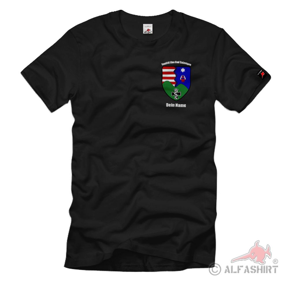 PERSONALISIERT SanStff Eins Bad Salzungen Dein Name Sanitäter T Shirt#37653