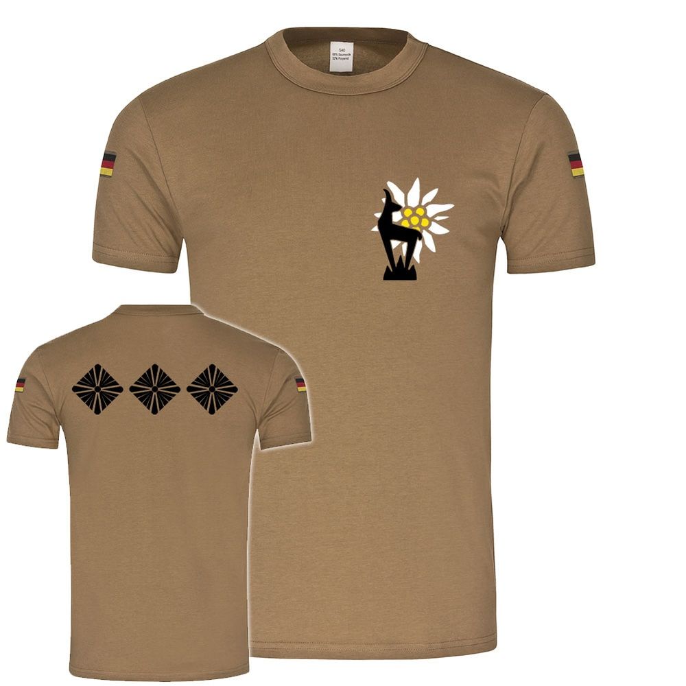 BW Tropen Gams mit Edelweiß Hauptmann Kompanie Chef Offizier Gebirgsjäger #18417