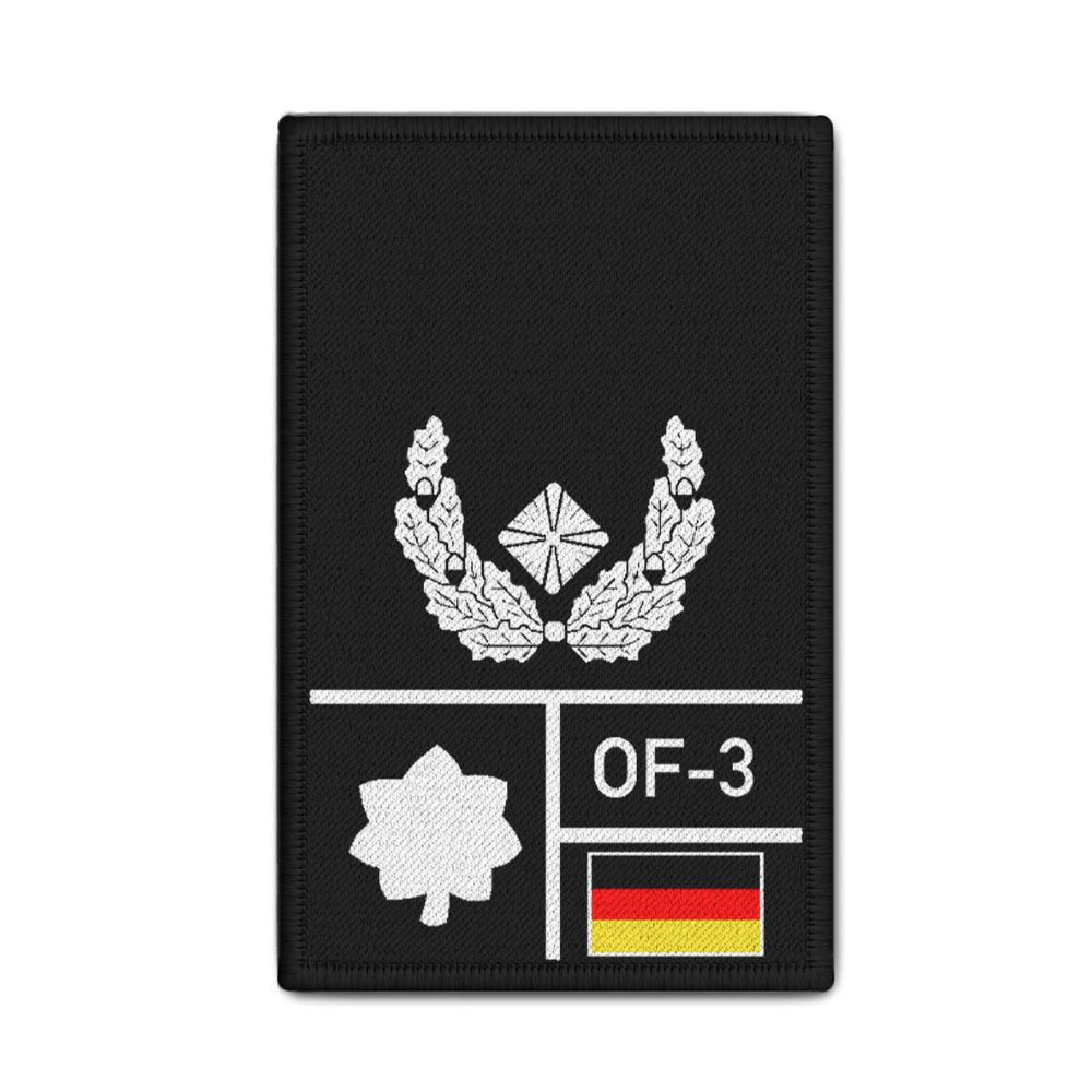 Rank Patch Bundeswehr Heer Luftwaffe Marine Schwarz #BW-Patch