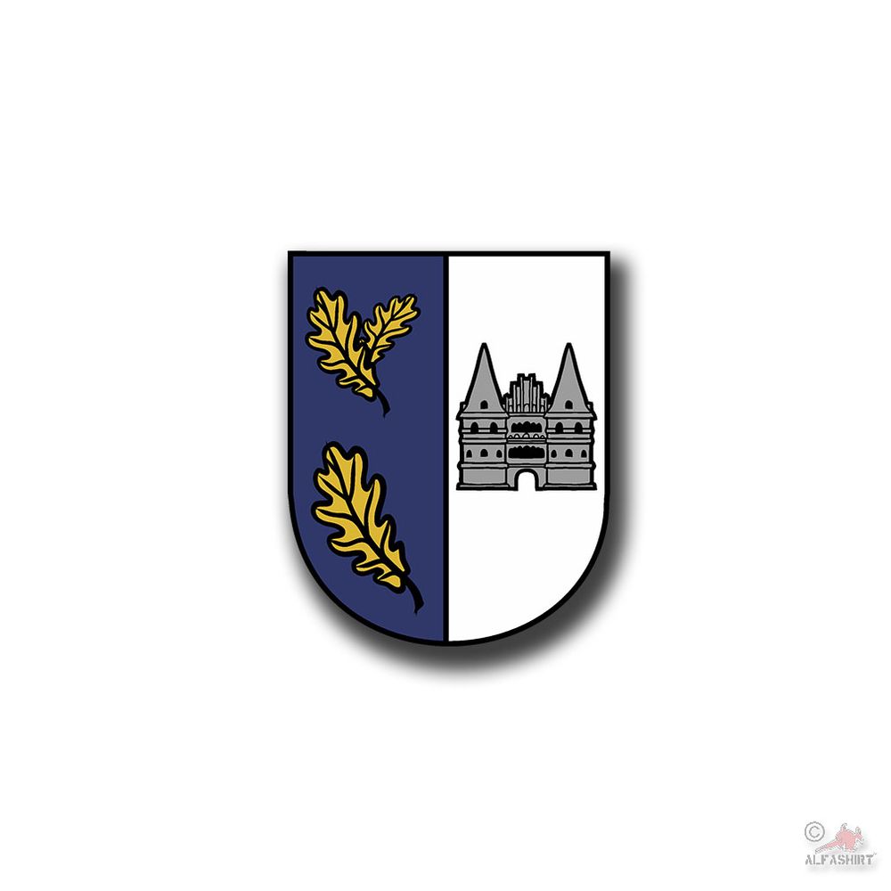 Sticker 4. PzGrenBtl 172 Crest Badge Grenadier 7x5cm A1272