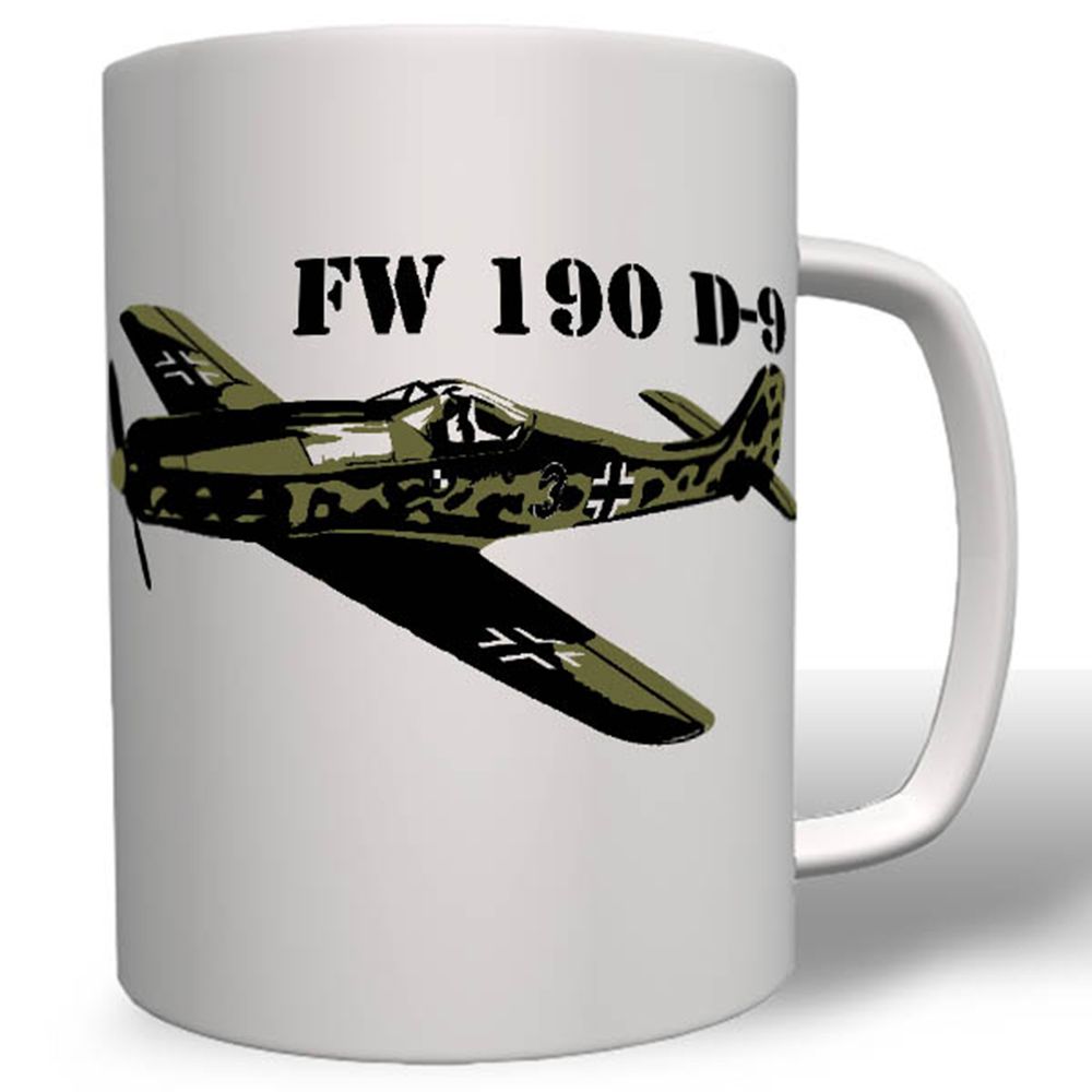 Fw 190 D9 Tiefdecker Jagdflugzeug Luftwaffe Luftschlacht Tasse #16750