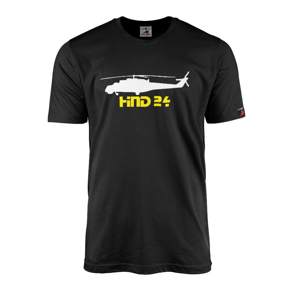 Hind 24 Mil Mi Kampfhubschrauber Hubschrauber Sowjetunion T-Shirt#5007