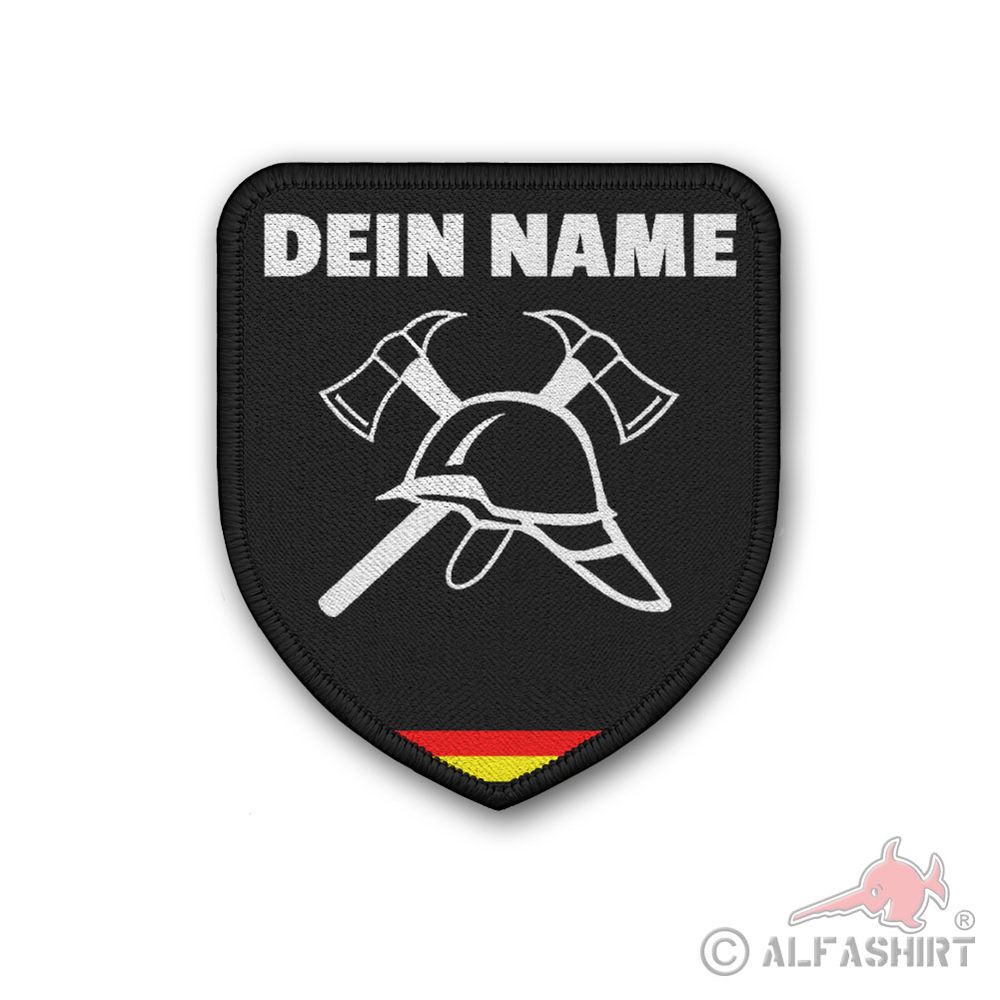 Patch Feuerwehr personalisiert Feuer Rettungsdienst Polizei Ehrenamt #40997
