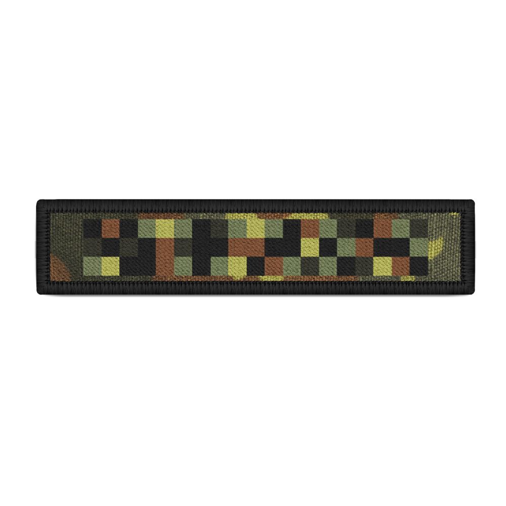Name stripes Patch Pixel KSK braided camouflage camouflaged pixelated special forces # 34907