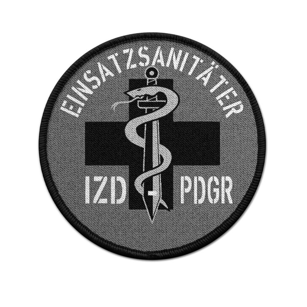 Patch Einsatzsanitäter IZD PDGR Sanitäter Abzeichen Polizei Sachsen #30732