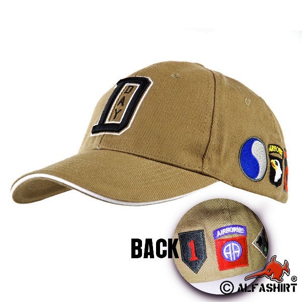 D-Day BASEBALL CAP WW II US Army Normandie Frankreich USA Amerika Zweiter #17211