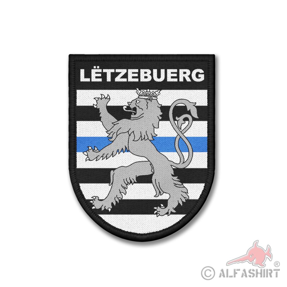 Patch Luxembourg Police Luxembourg Unit Coat of Arms Uniform 9x7cm#40582