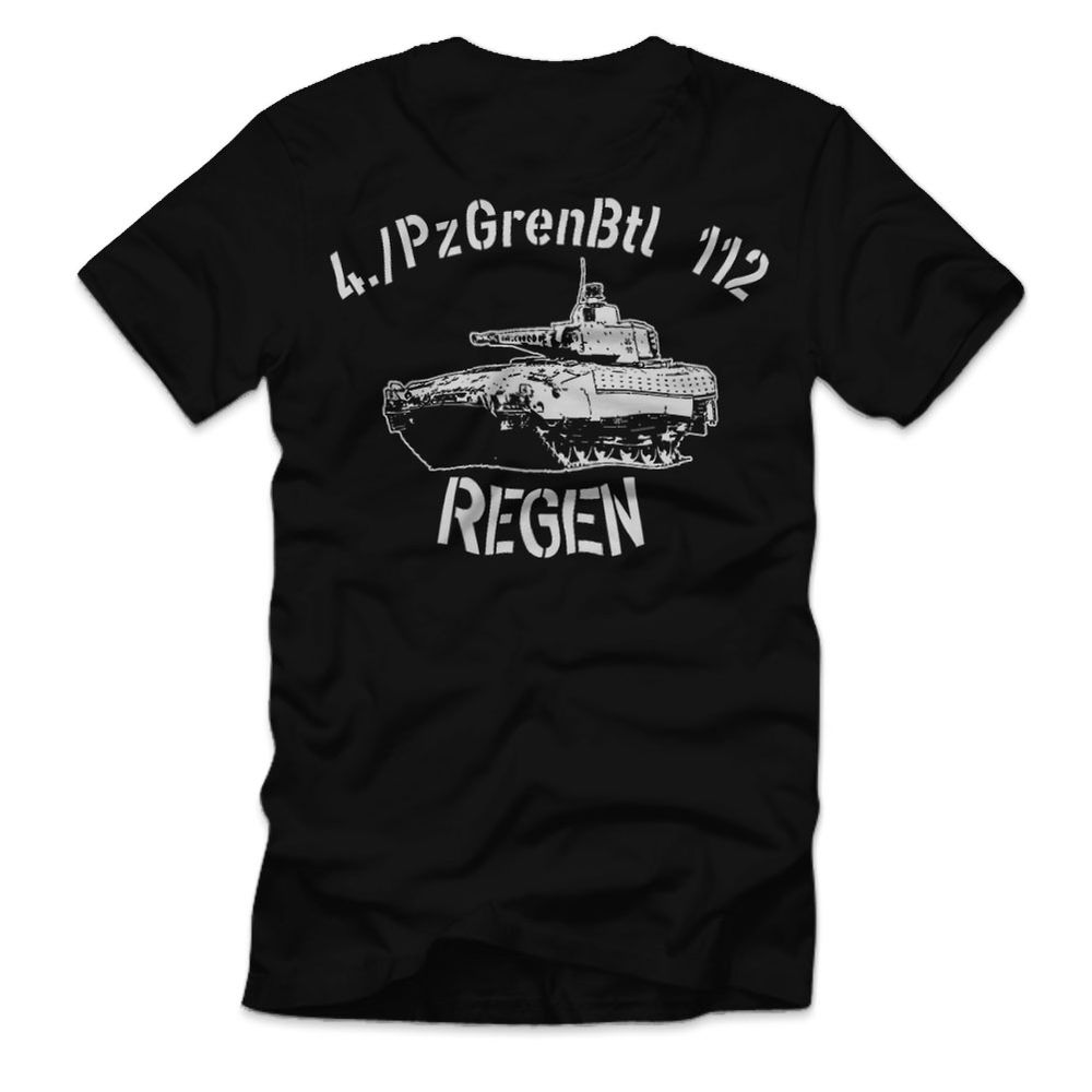 4 PzGrenBtl 112 Spz Puma Panzergrenadier Battalion Regen Company T-Shirt # 33213