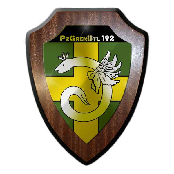 Wappenschild- Panzergrenadierbataillon 192 PzGrenBtl Bataillon Grenadiere #9305 