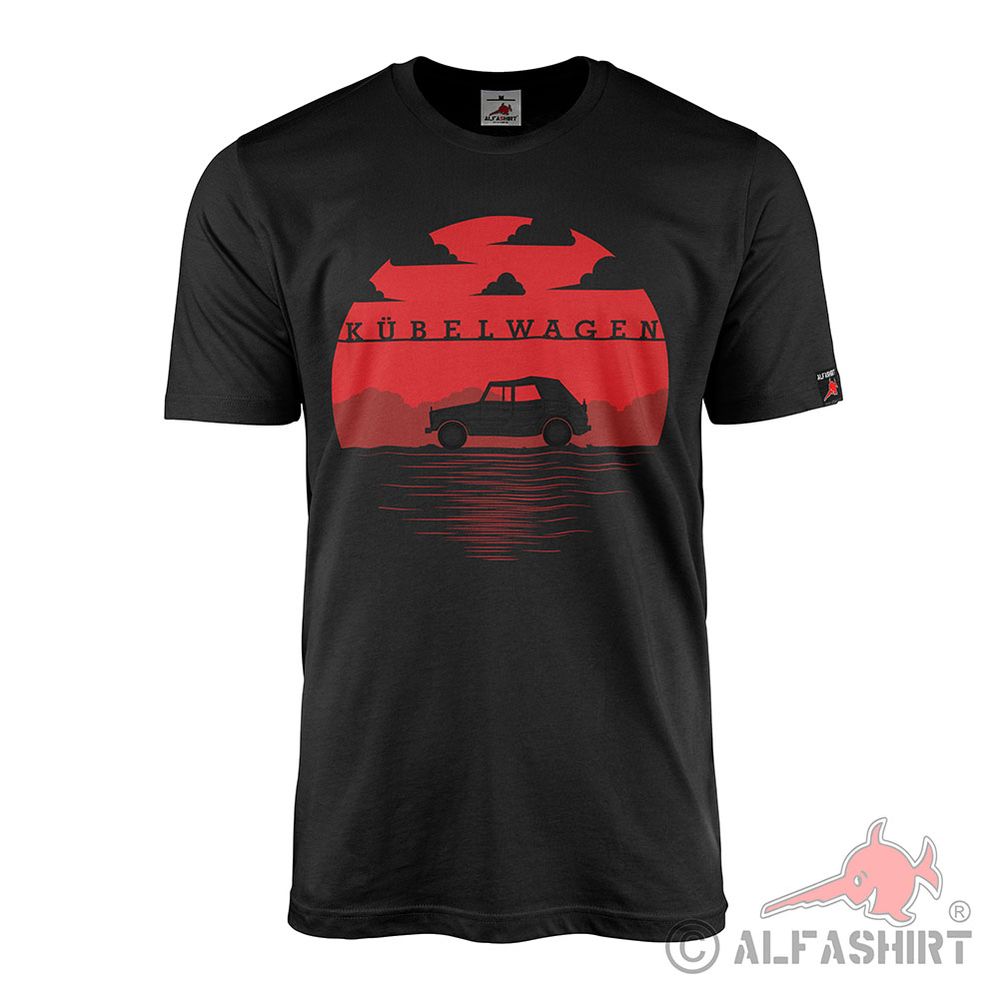 T-Shirt Kübelwagen 181 Vintage Silhouette Militärfahrzeug Bundeswehr #45419
