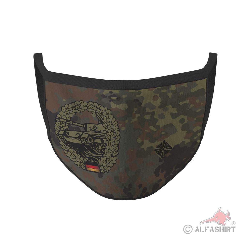 Mouth mask Panzer Leutnant Pz Btl Leopard 2A6 Mr. Bundeswehr tank driver # 36045