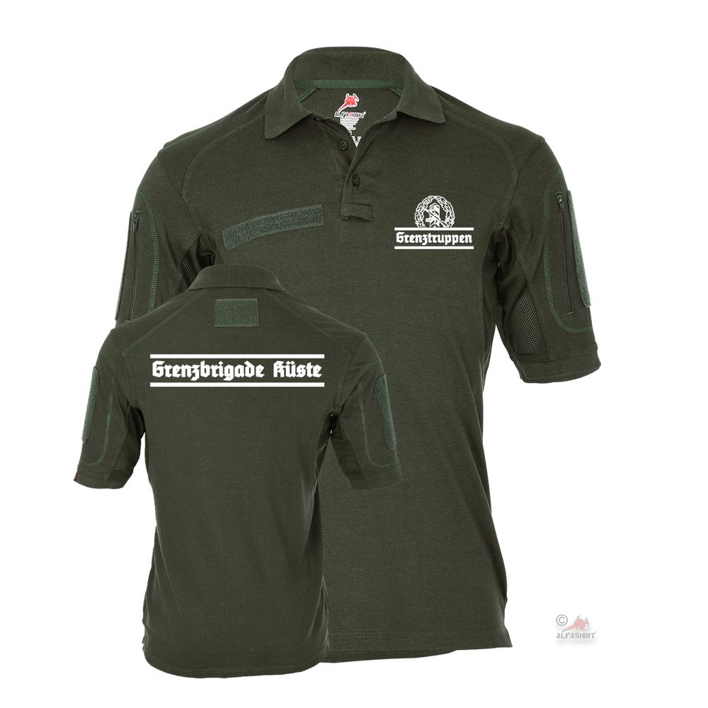 Tactical Polo Grenzbrigade Küste GBK Veteran Marine DDR Wappen Abzeichen #30464