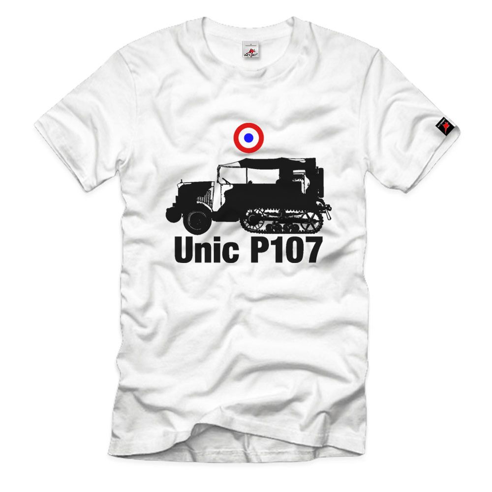 Unic P107 Unic-Kegresse französische Halbkette Schlepper T-Shirt#32708