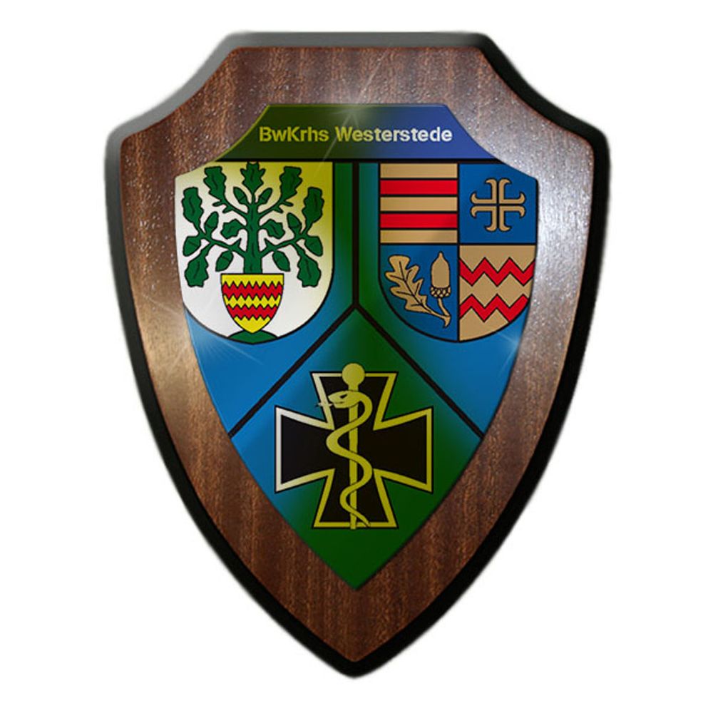 Wappenschild BwKrhs Westerstede Bundeswehrkrankenhaus Sanitäter Wappen #23229