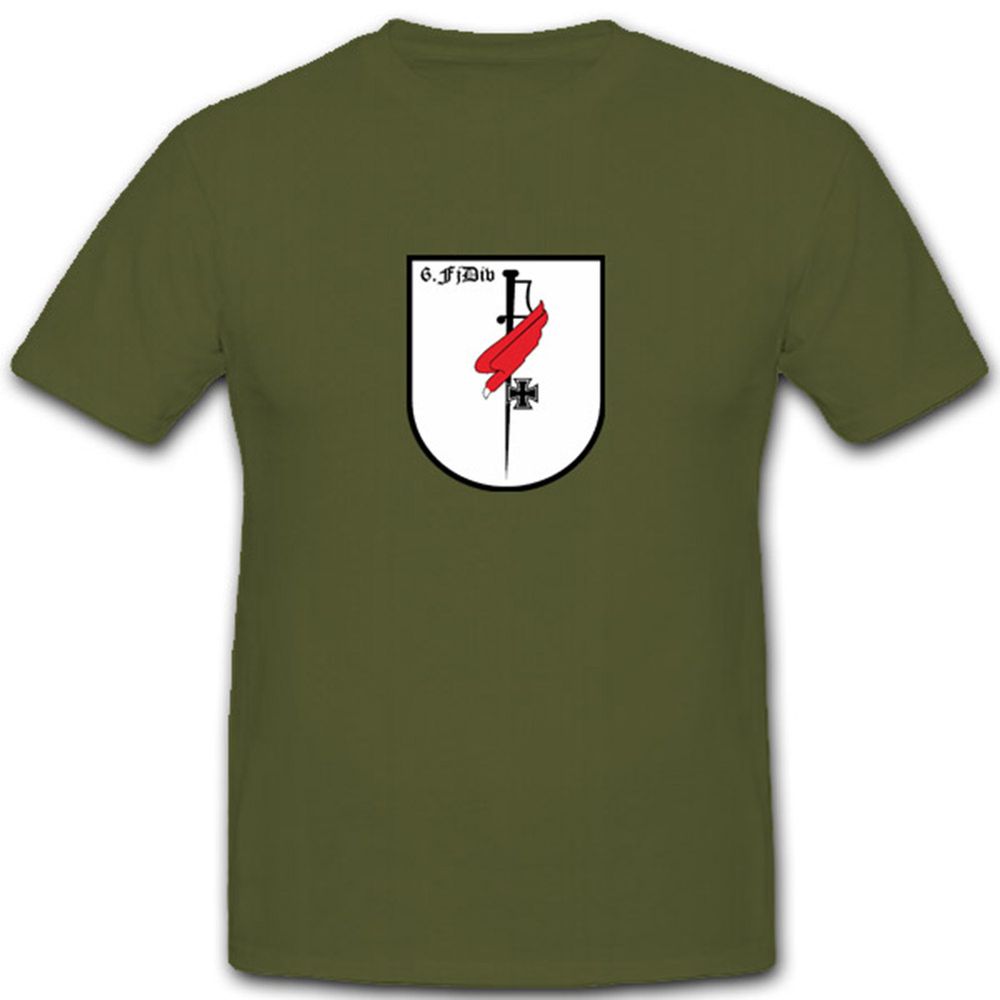 6 FjDiv Fallschirm Division Militär Abzeichen Wappen - T Shirt #4396