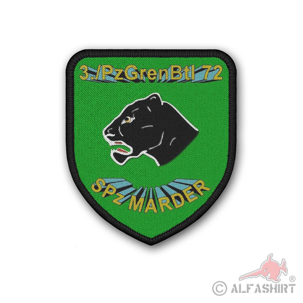 Patch 3 PzGrenBtl 72 Company Panzergrenadier Battalion BW Unit #41576