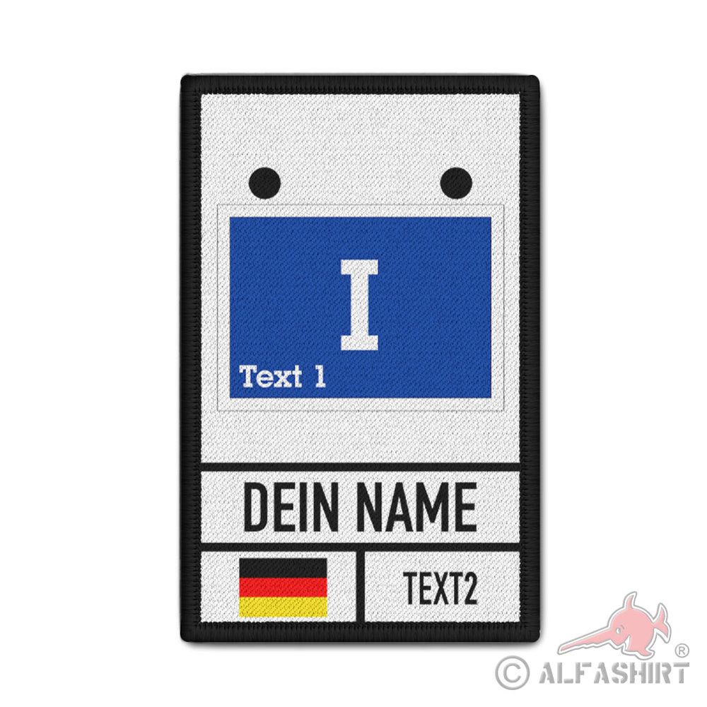 Rank Patch personalisiert Hilfswerk Infrastruktur Fachgruppe FGr #42915