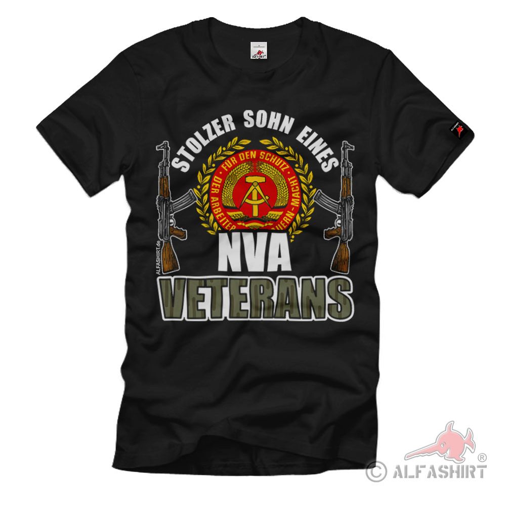 Stolzer Sohn eines NVA Veterans DDR Vater Armee Soldat T Shirt #36191