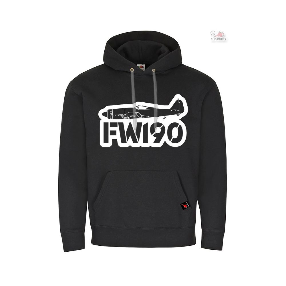 FW190 Hoodie Focke Jagdflugzeug Würger Luftwaffe Flügzeug Jäger WW2 #37521