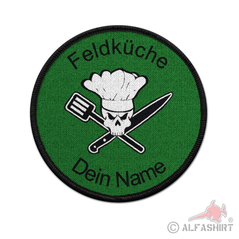 Patch personalisierbar Feldküche Feldkoch Feld Koch Küche Versorgung #41615