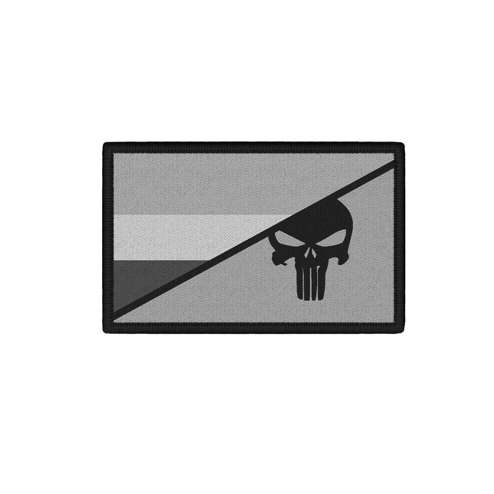 Niederlande Skull Grau Tactical Airsoft Soldat BW Infidel Patch #27662