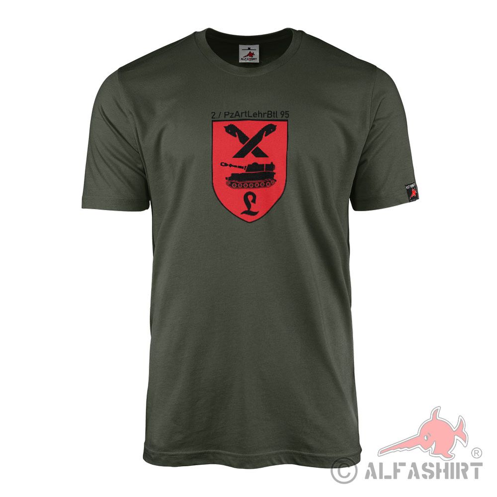 T-Shirt 2 Company PzArtLehrBtl Panzerartillery Training Battalion 95 Munster #44889