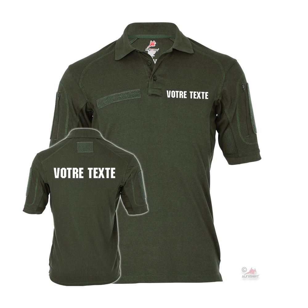 Tactical Polo Alfa personnalisable