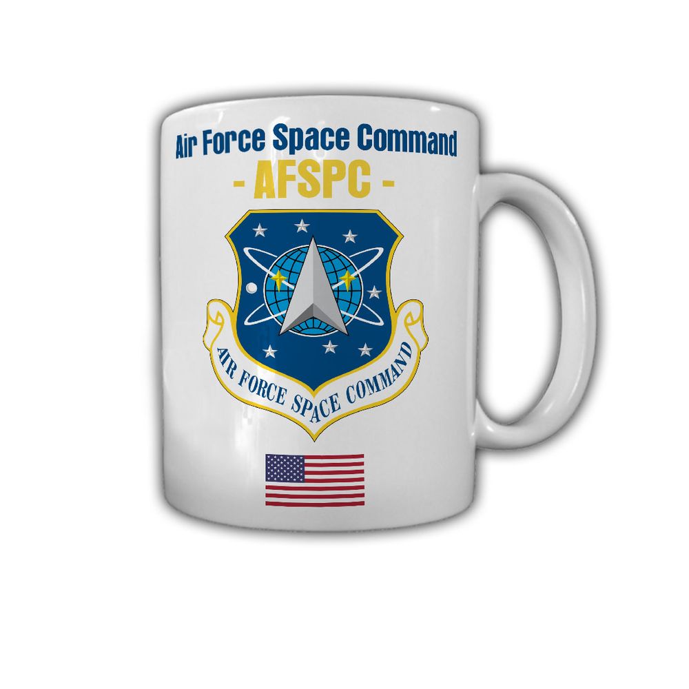 Cup AFSPC US Air Force Space Command Crests Badge Peterson Air # 30215