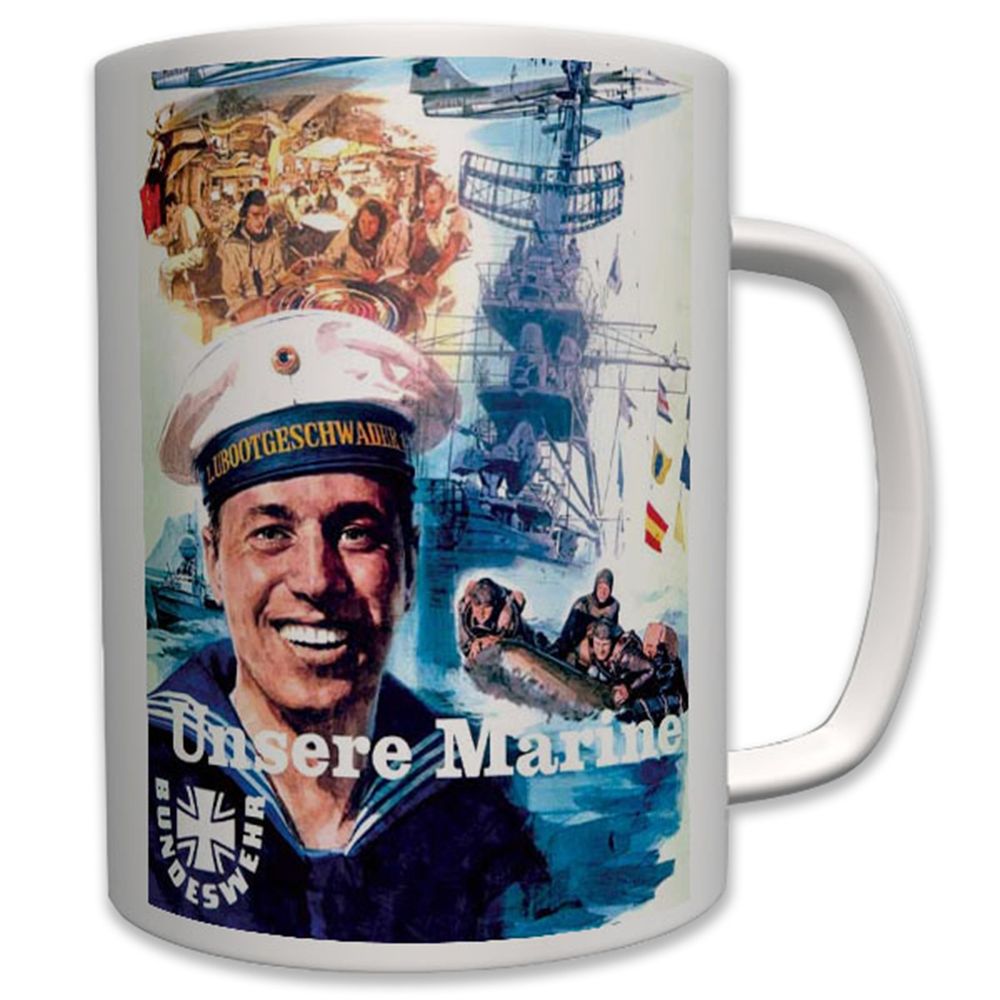 Militär Unsere Marine Bundesmarine Deutsche Bundeswehr Deutschland Tasse #6430 