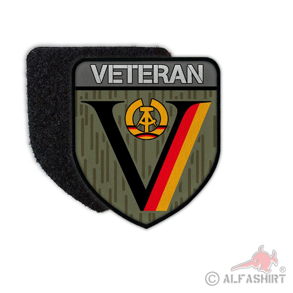 Patch NVA DDR Veteran Dienstzeit Strichtarn Reservist Nationale Aufnäher#36642
