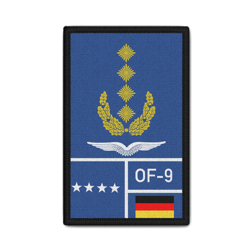 Rank Patch Bundeswehr Heer Luftwaffe Marine Navy Blau #BW-Patch