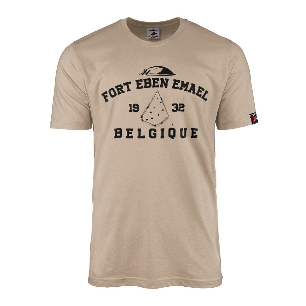 Fort Eben-Emael 1932 Belgien Bunker Festung Geschützturm T-Shirt #46014