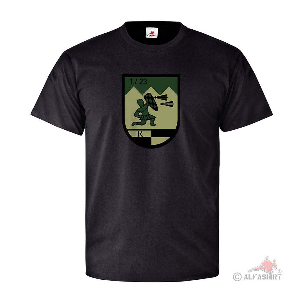 1 FlaRakGrp 23 Flugabwehr Raketen Gruppe Bataillon BW Wappen T Shirt #26648