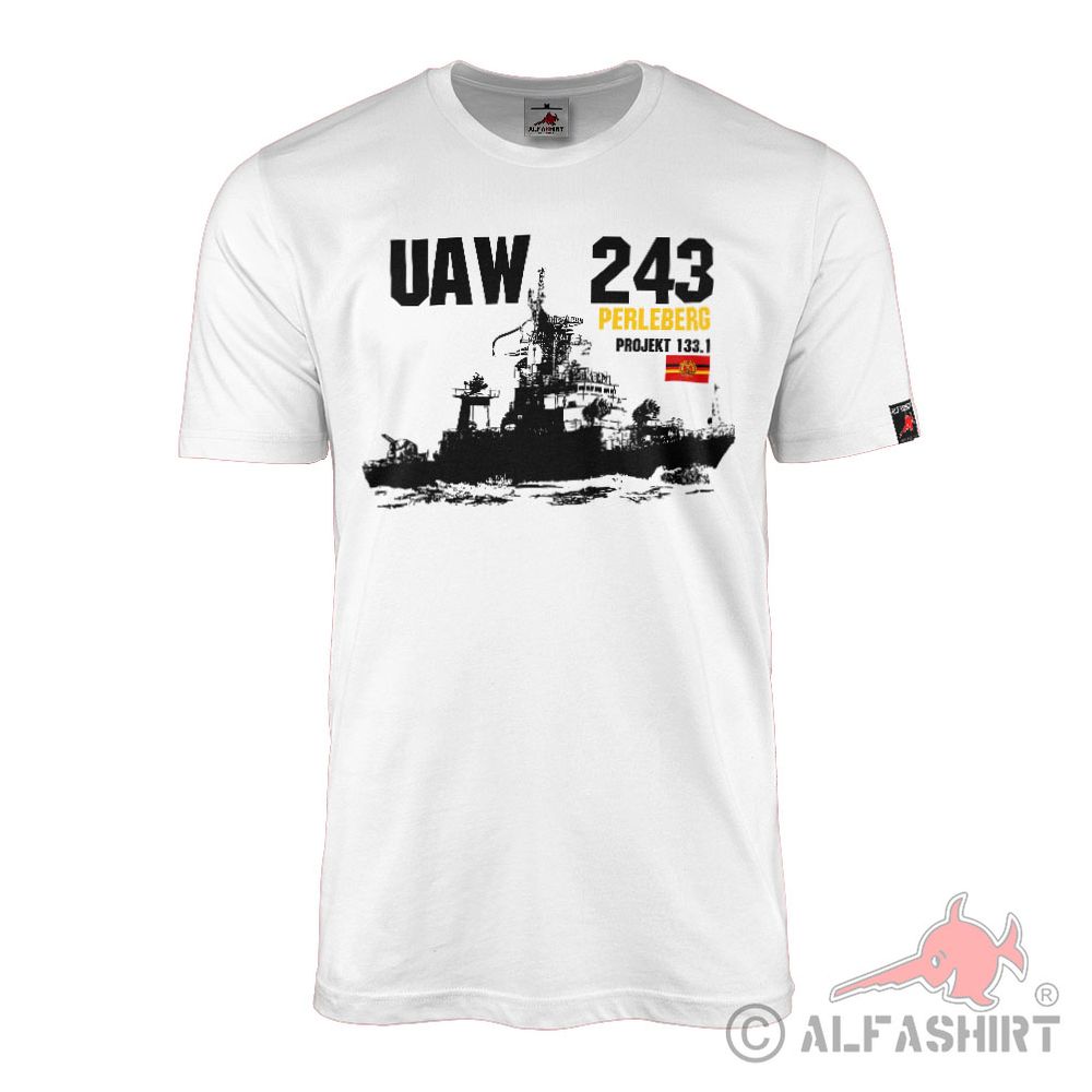 T-Shirt UAW 243 Perleberg Project 133 DDR NVA Shipping Ship # 42565