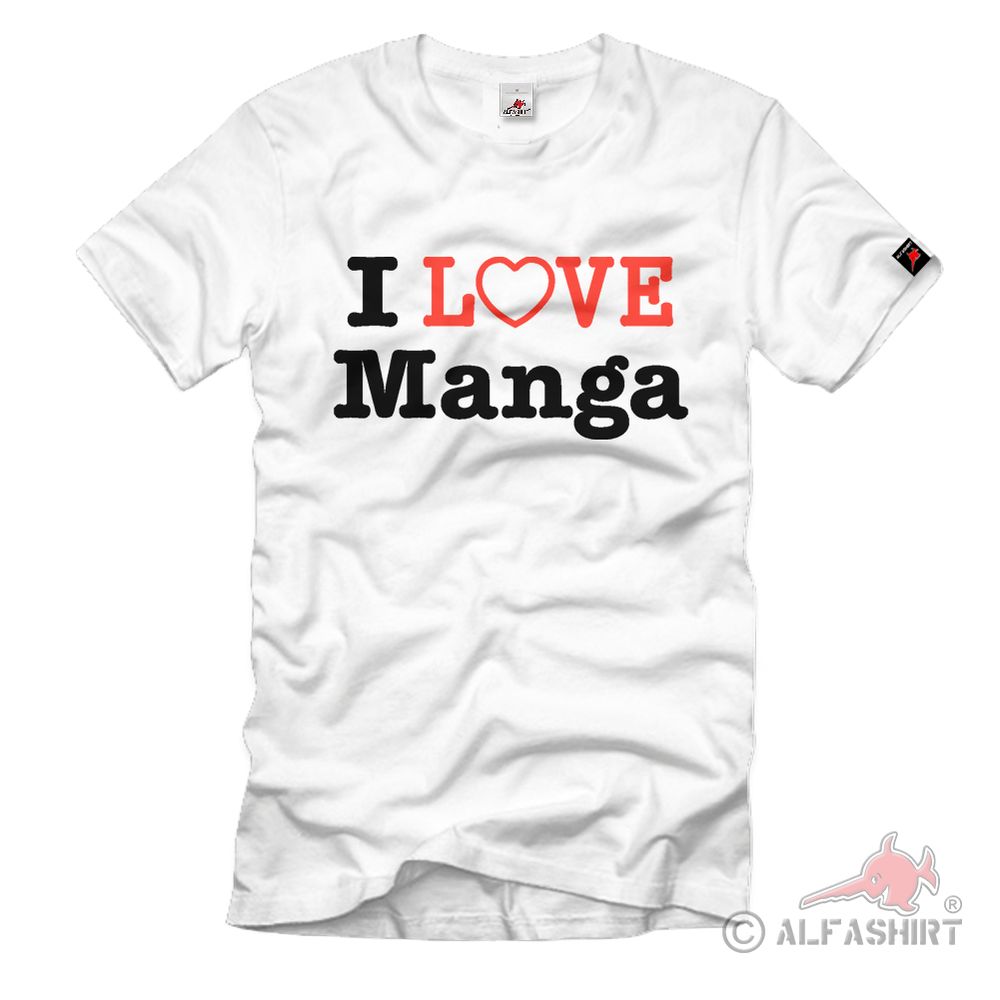 I Love Manga Zeichnen Kunst Style Szene Malen Treffen Serien - T Shirt #780