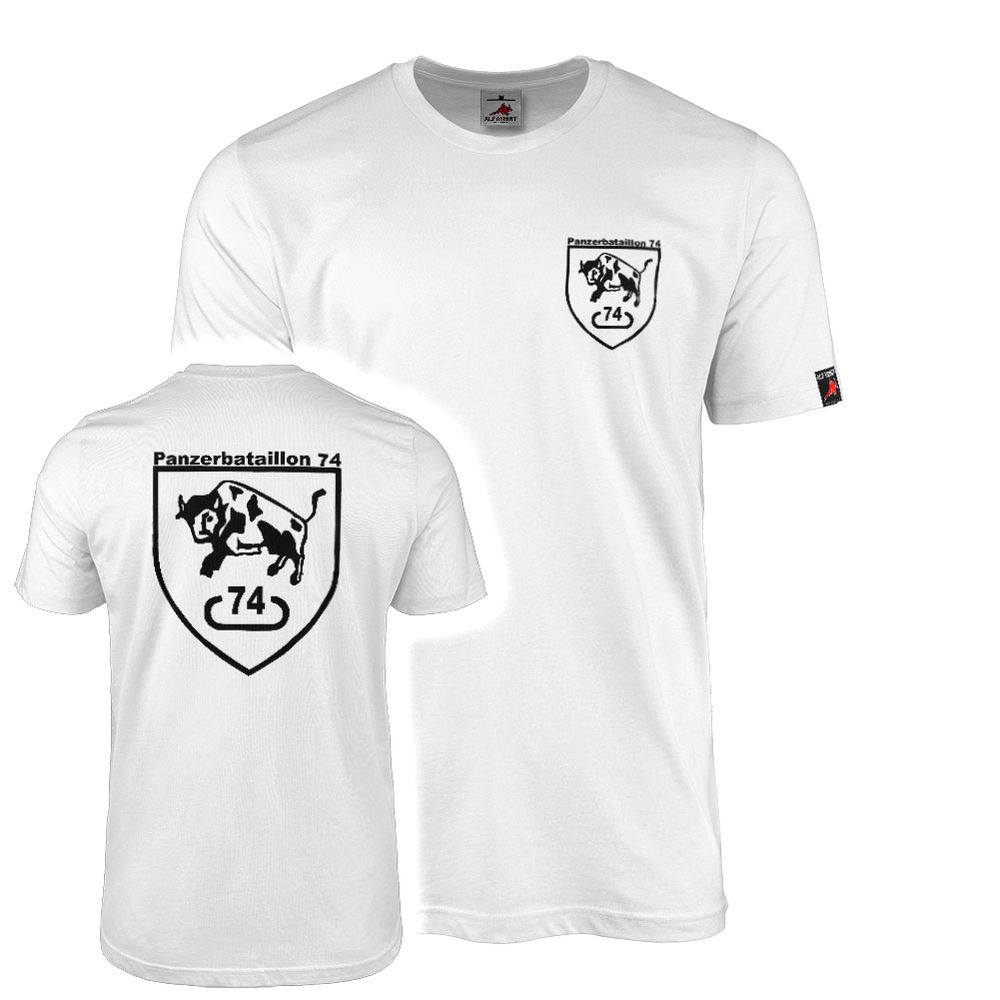T-Shirt Panzerbataillon PzBtl 74 Bundeswehr Cuxhaven Unit Stationing#46612