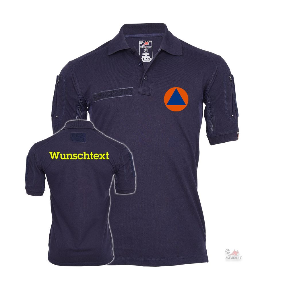 Polo shirt can be personalized civil protection civil protection desired text #20398