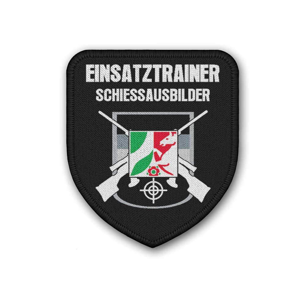 Patch coat of arms police justice North Rhine-Westphalia operational trainer 75 x 65 # 36207
