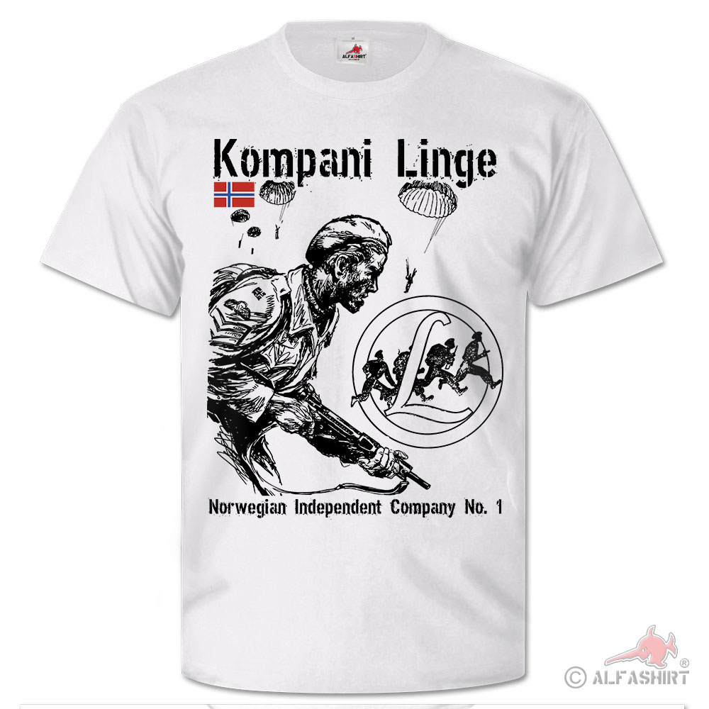 Kompani Linge Norge Norway Norwegian Independent Company T Shirt # 25749