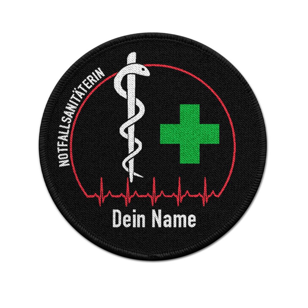 Patch NFSin Personalisiert Notfallsanitäterin Abzeichen Medical Dein Name #38865