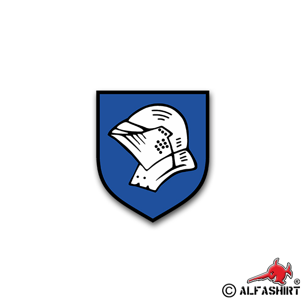 Sticker / Sticker GebPzGrenBtl 223 Panzer Grenadier Battalion Army 6x7cm A2056